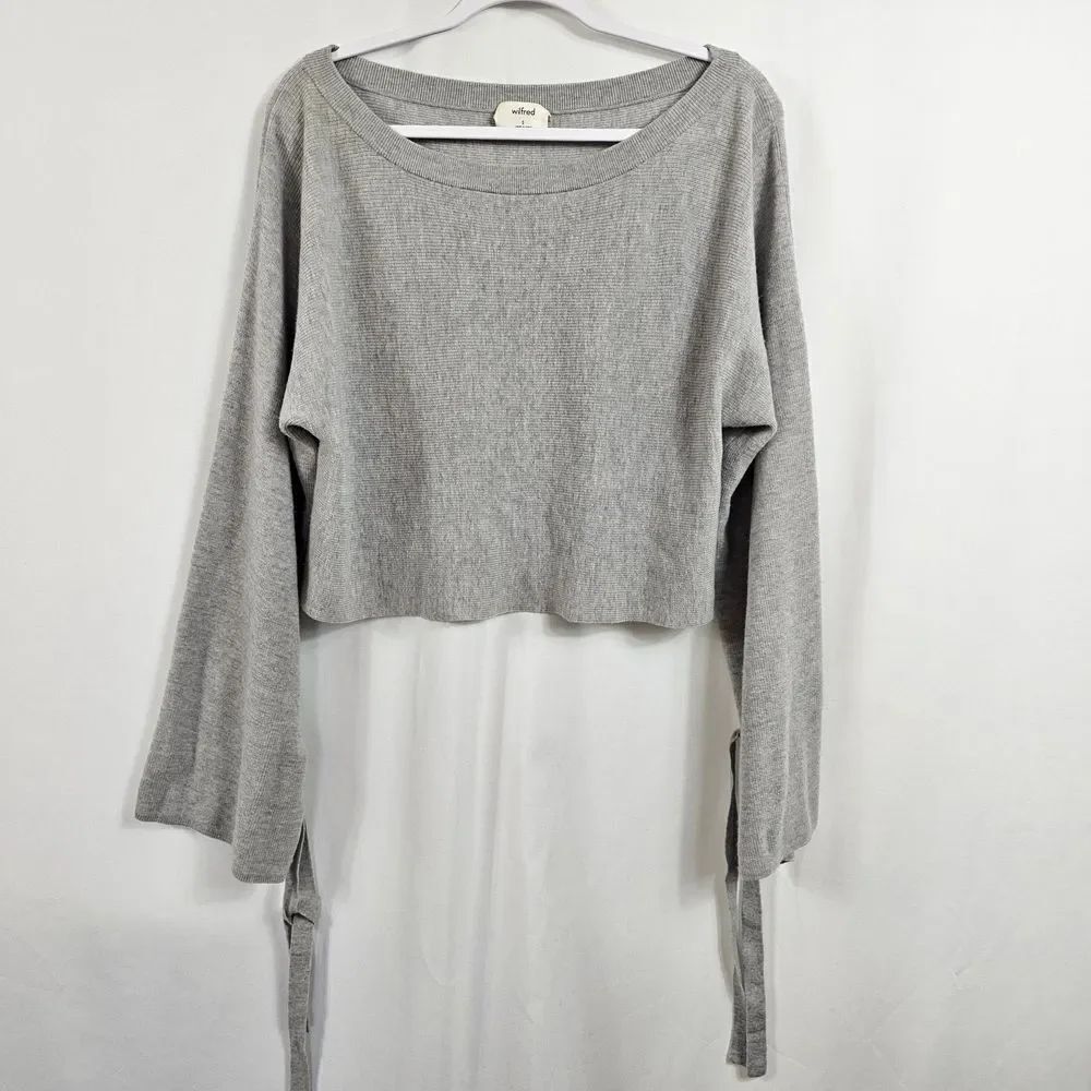 Aritzia Wilfred Emmy Sweater in Gray - Size S